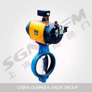 氣動(dòng)對夾軟密封蝶閥